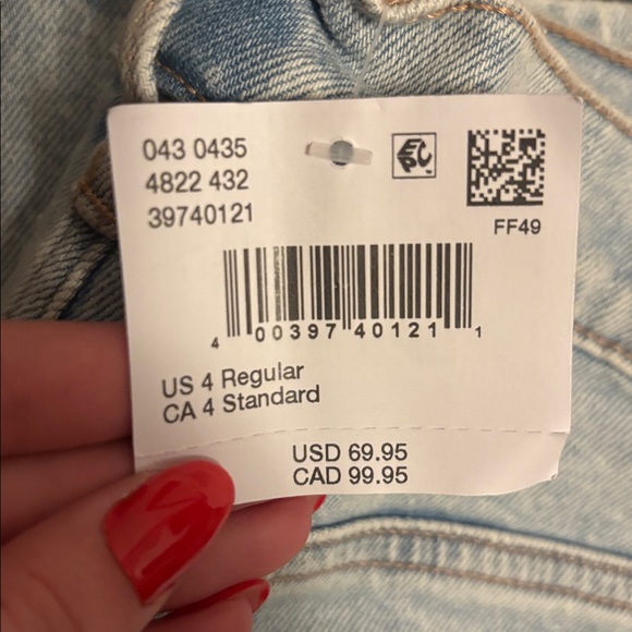 AE Stretch Super High-Waisted Ripped Ankle Straight Jean - Picture 7 of 7